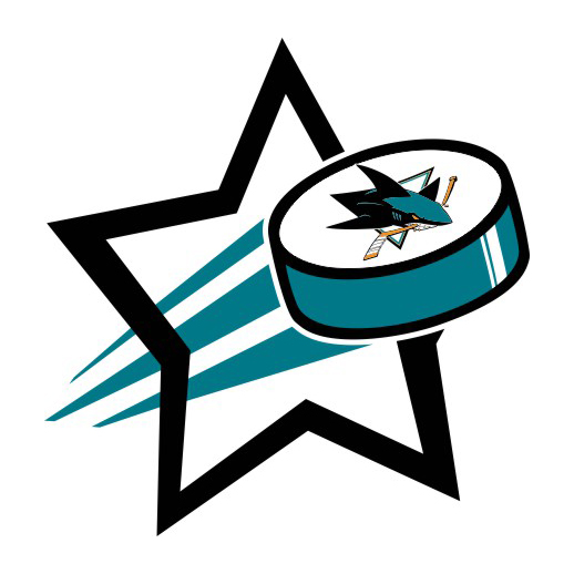 san jose sharks Hockey Goal Star logo iron on paper